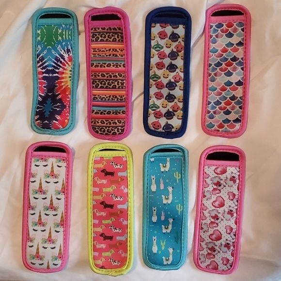 NEW 8 PIECE SET POPSICLE SLEEVES - Picture 1 of 1